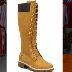 ZIP UP TIMBERLAND BOOTS 6.5